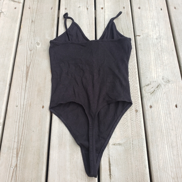 BP black ribbed v neck bodysuit new without tags - Picture 4 of 5